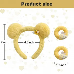 Обруч Ведмежі Вушка Жовтий synthetic.ua - Фото 1