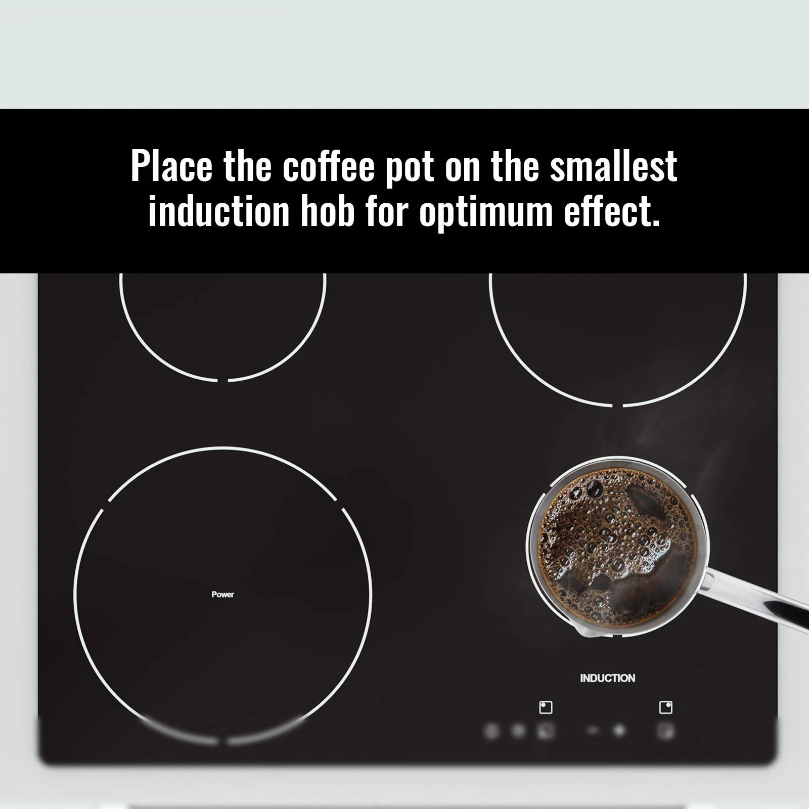 Турка Rosmarino Stainless Steel Induction Mocha Pot - сучасна турецька джезва, фото №5 Турка Rosmarino Stainless Steel Induction Mocha Pot - сучасна турецька джезва, фото №5