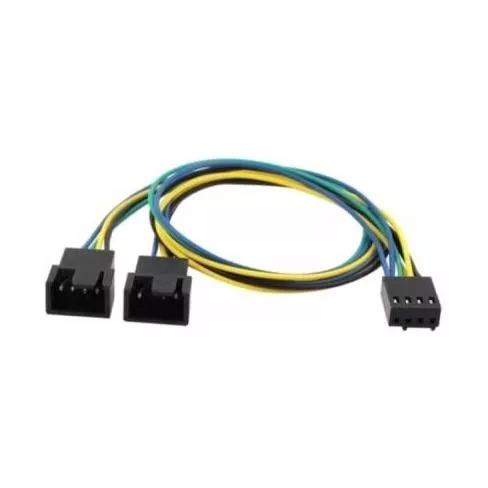 Кабель Cooling Baby 4-pin PWM to 2 x Power Y Splitter CBFA04 35, фото №1