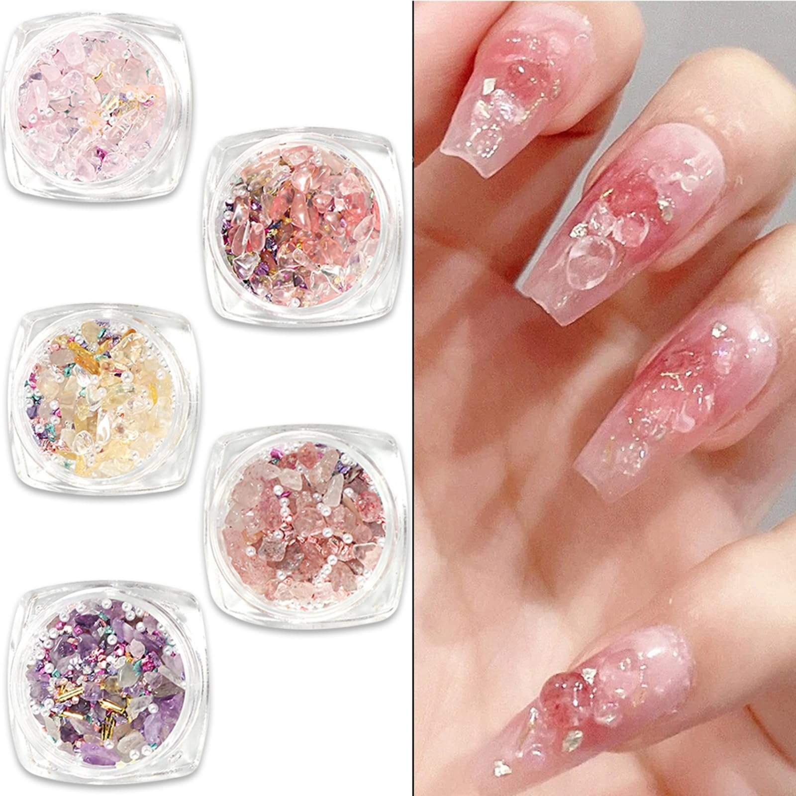 Стрази 3D Кришталеві прикраси для манікюру, фото №2