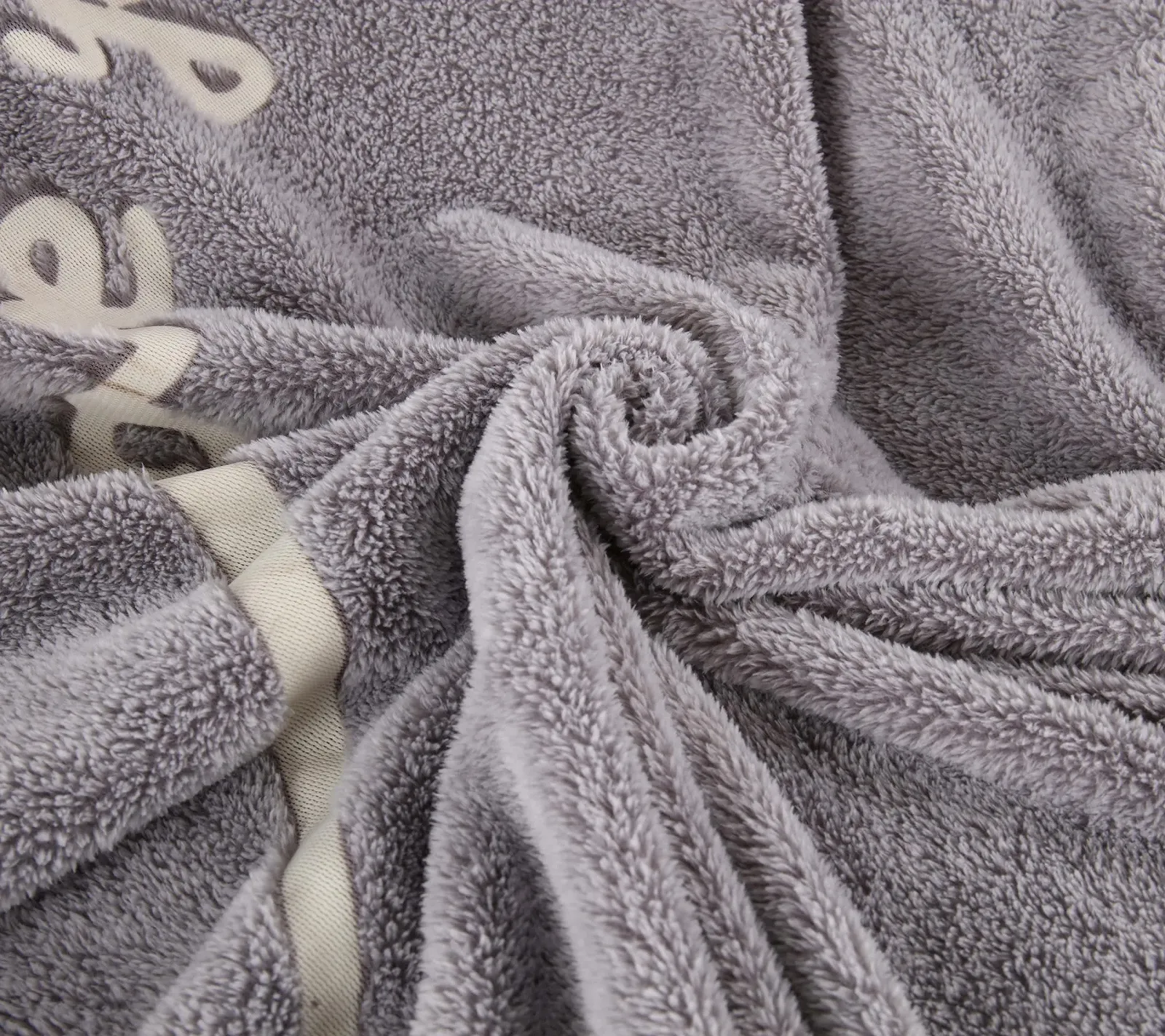 Плед One-home Cuddly Love You Heart Сірий, що світиться у темряві, пухнастий, розмір: 150 x 200 см, фото №5