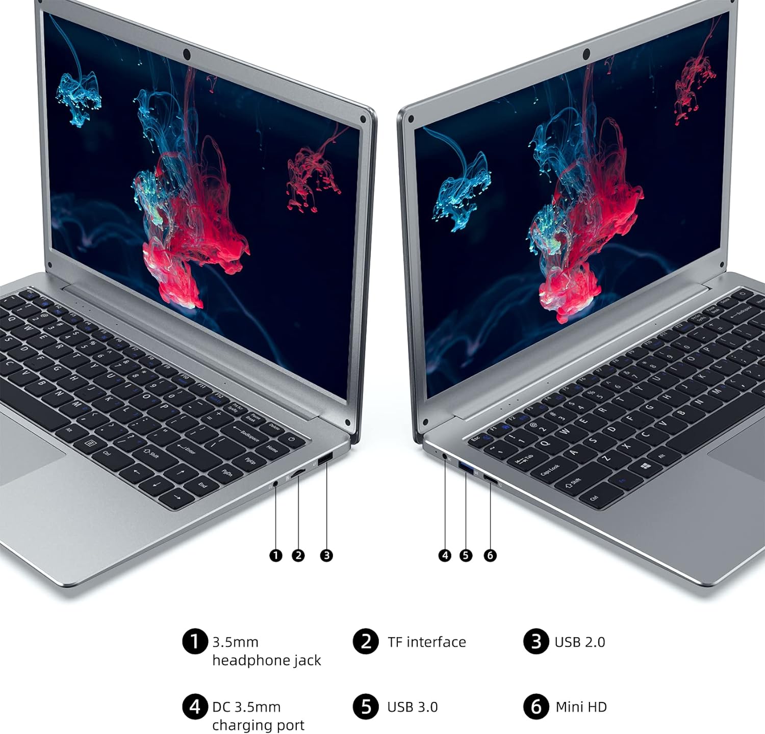Ноутбук 14" Jumper EZbook S5 Intel Celeron N3450 RAM 8GB SSD 256GB Windows 11, фото №6