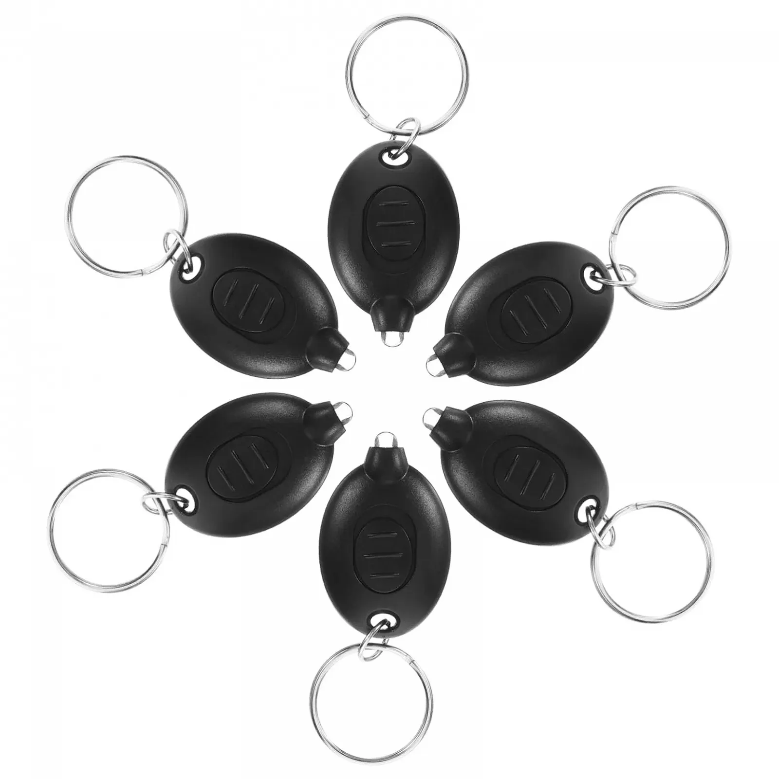 Міні-ліхтарик Брелок ABS Портативний для кемпінгу, походів та надзвичайних ситуацій Маленький Легкий Універсальний, фото №1