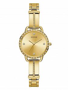 Годинник-браслет GUESS Crystal 30 мм, Срібний, One Size - Фото 1