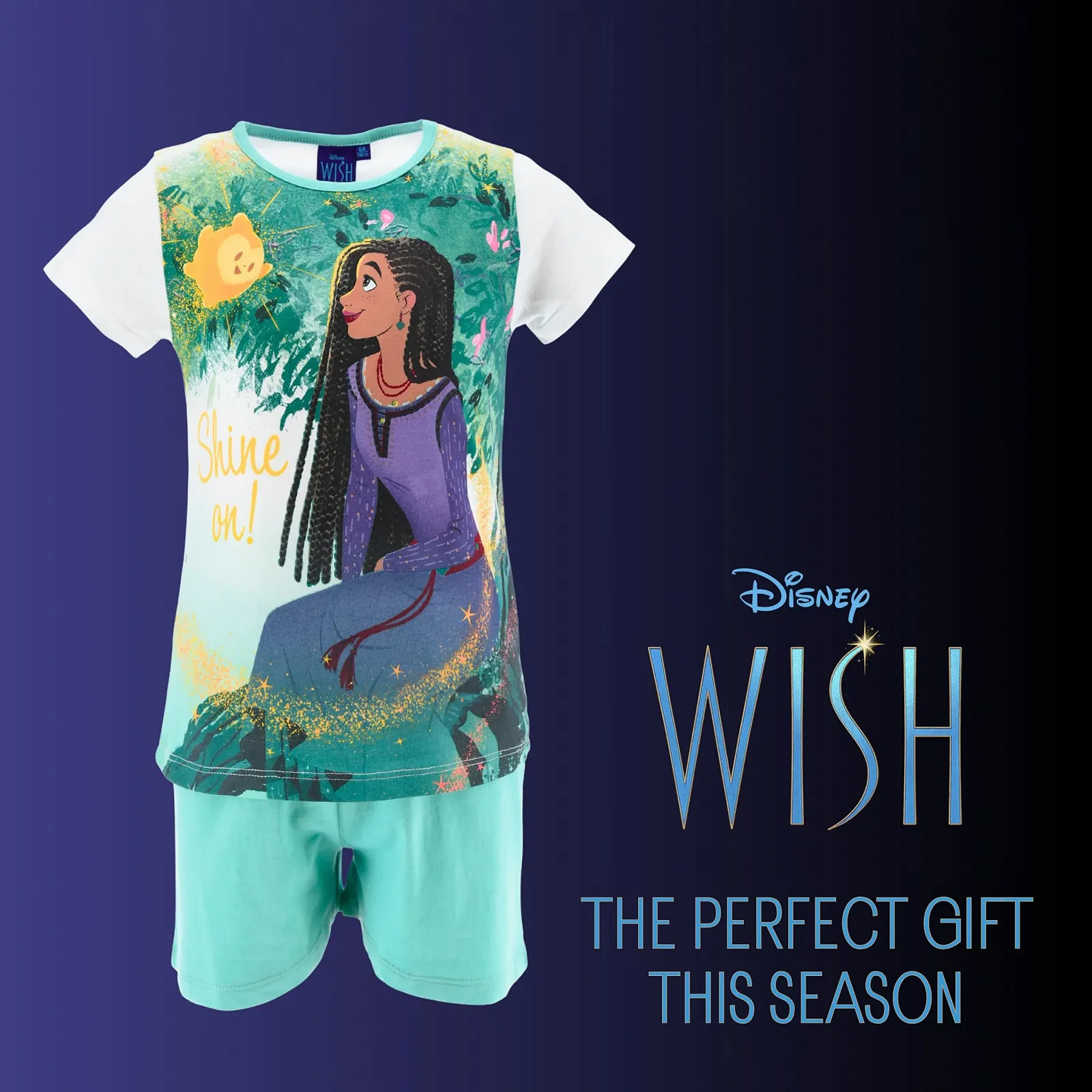 Піжама Disney Wish Комплект для дівчат з 2 предметів Дизайн Wish Піжама Asha, фото №8 Піжама Disney Wish Комплект для дівчат з 2 предметів Дизайн Wish Піжама Asha, фото №8