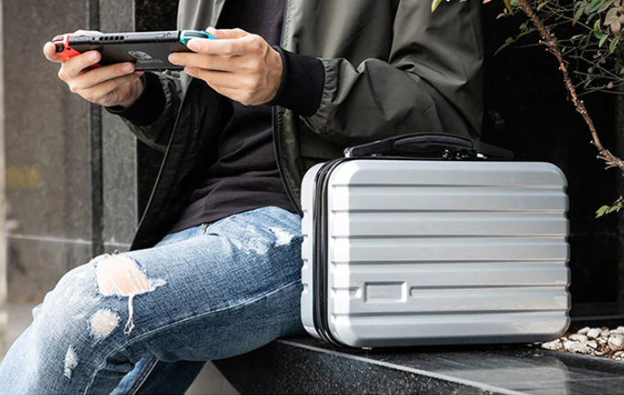 Жорсткий Travel кейс для Nintendo Switch / OLED / Срібло, фото №3