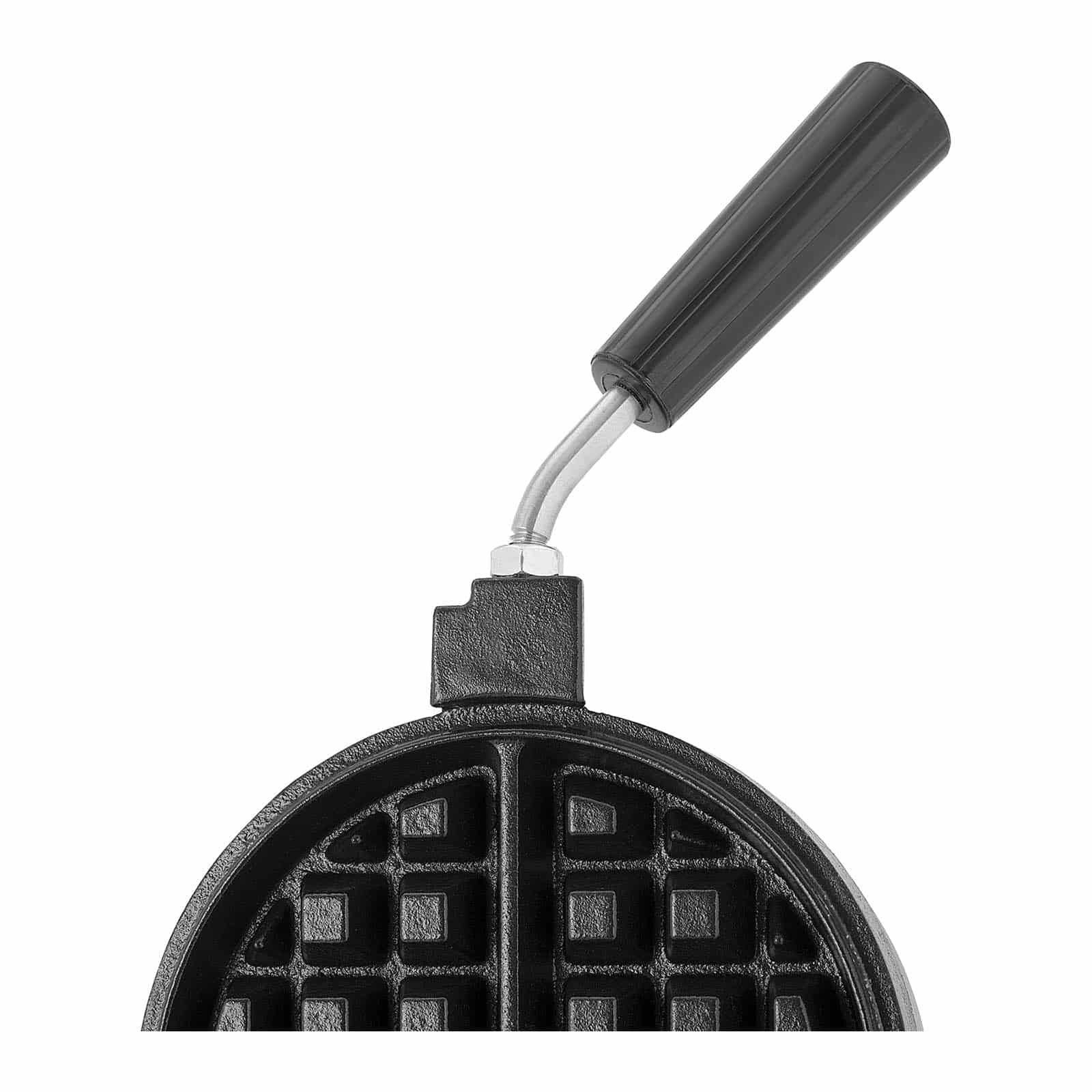 Вафельница Royal Catering RCWM-1300-RE, бельгийская вафельница, диаметр 18 см, поворотная, 1300 Вт, таймер 99 минут, корпус из нержавеющей стали, черная, фото №3