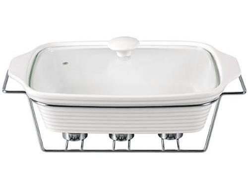 Марміт Kamille Food Warmer керамічна форма 3л 38см з підігрівом, фото №2