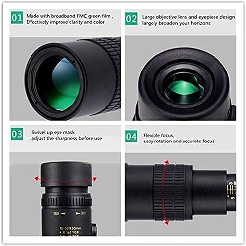 Монокуляр Little Surprise Bak4 4K 10 300 x 40 мм з зумом з тримачем для смартфона та штативом, фото №2