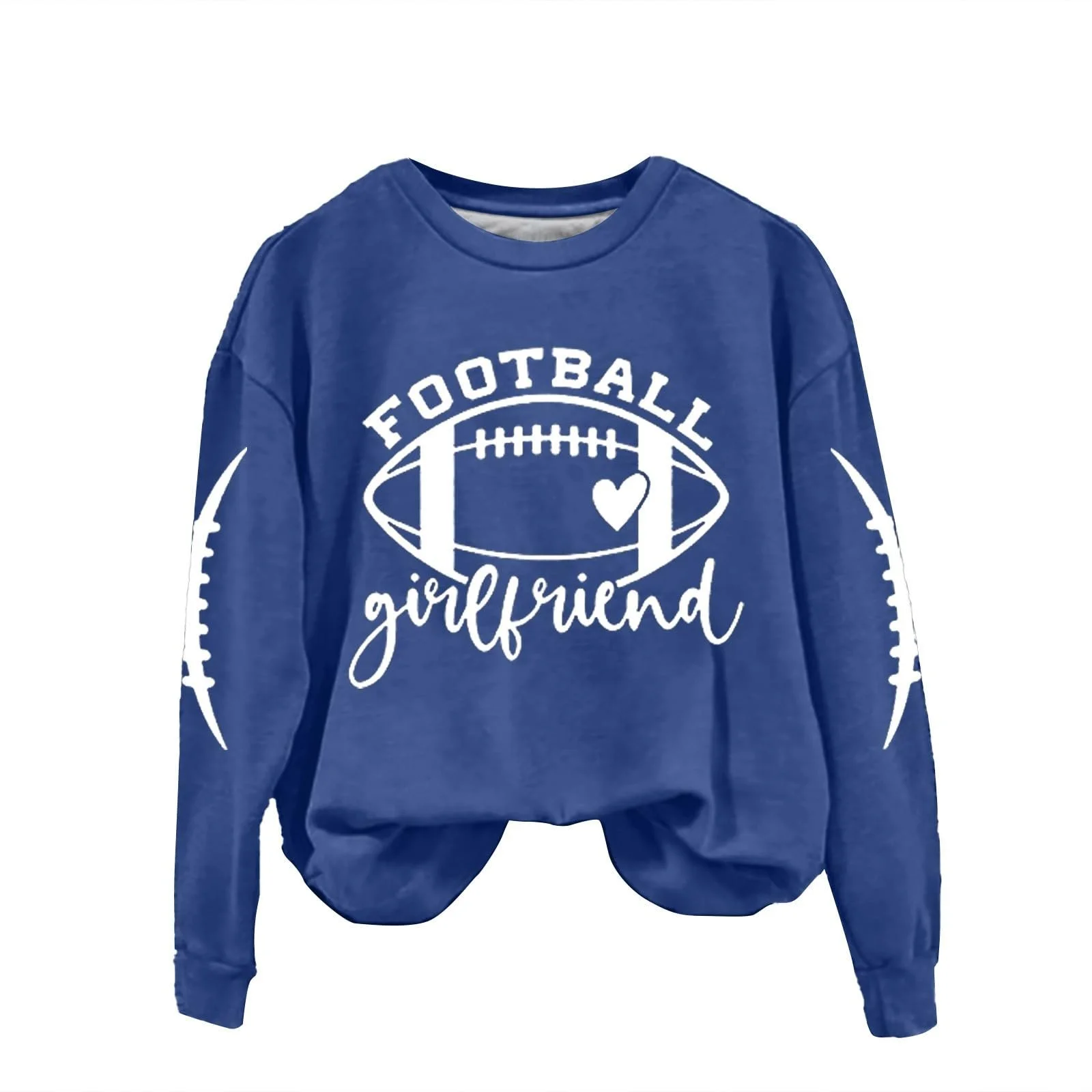 Жіночий Світшот Generisch Oversized Вільний V-подібний виріз для Хелловіну, фото №2