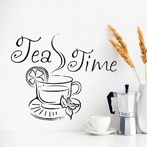 Наклейка на стіну Loft Wall Art Sticker Tea Time 49 кольорів 4 розміри - Фото 1