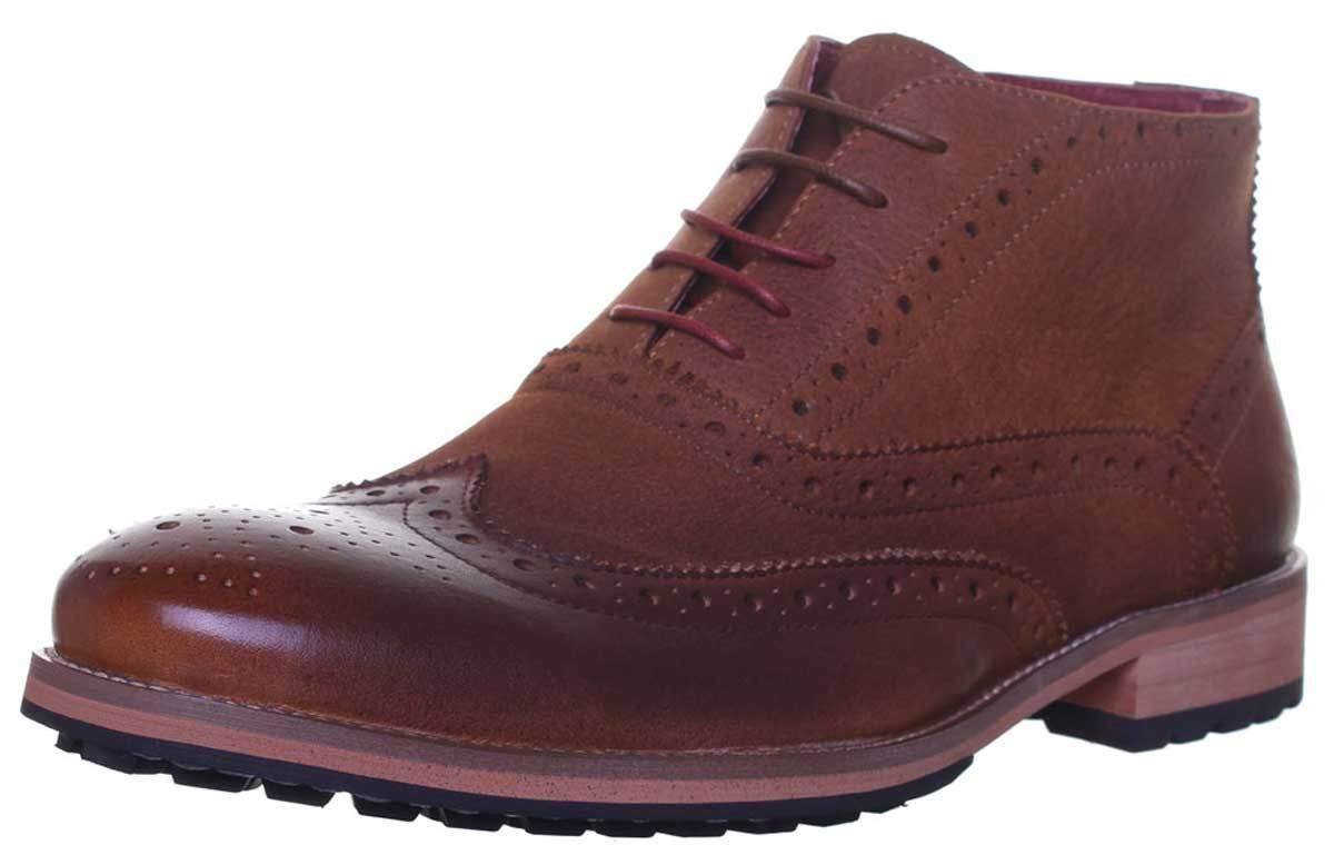 Челсі Justin Reece Rugged Brogue Сірий, фото №3