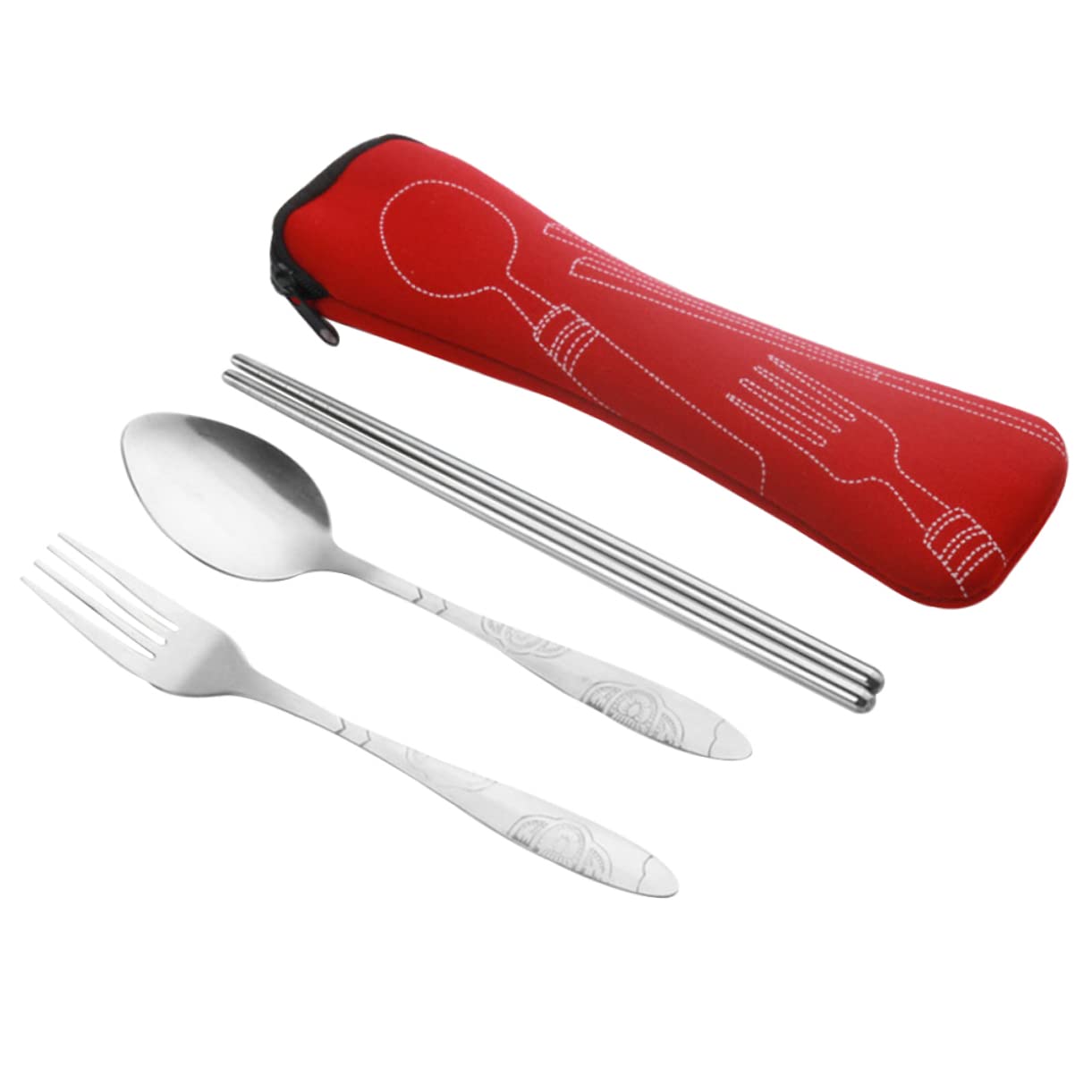 Набір Sosoport Вироби з Кераміки 8 Штук Набір Столових Приладів Нержавіюча Сталь Подарунок, фото №5