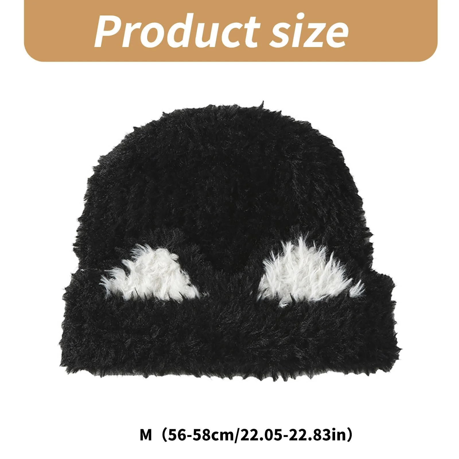 Шапка MHADBKH Без козырька для взрослых, теплая зимняя, фото №3 Шапка MHADBKH Без козырька для взрослых, теплая зимняя, фото №3