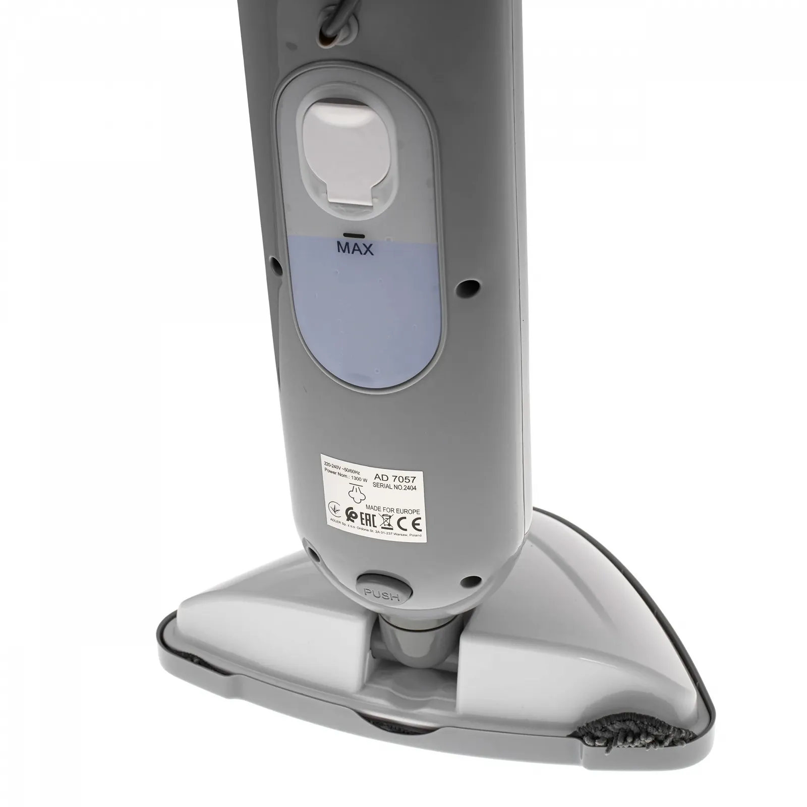 Парова швабра ADLER AD 7057 1300 W Біла, фото №5