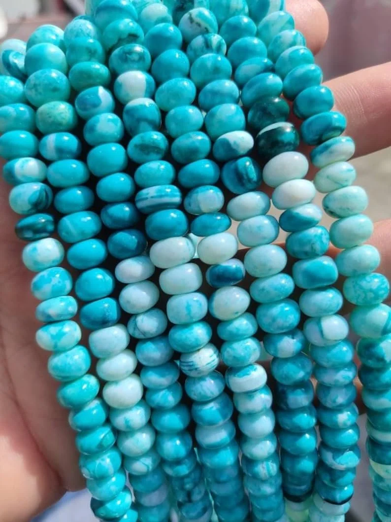 Опал Бусины-рондели гладкие 8-9 мм нить длиной 40 см Камни для изготовления ювелирных изделий для ожерелья, браслета, фото №1