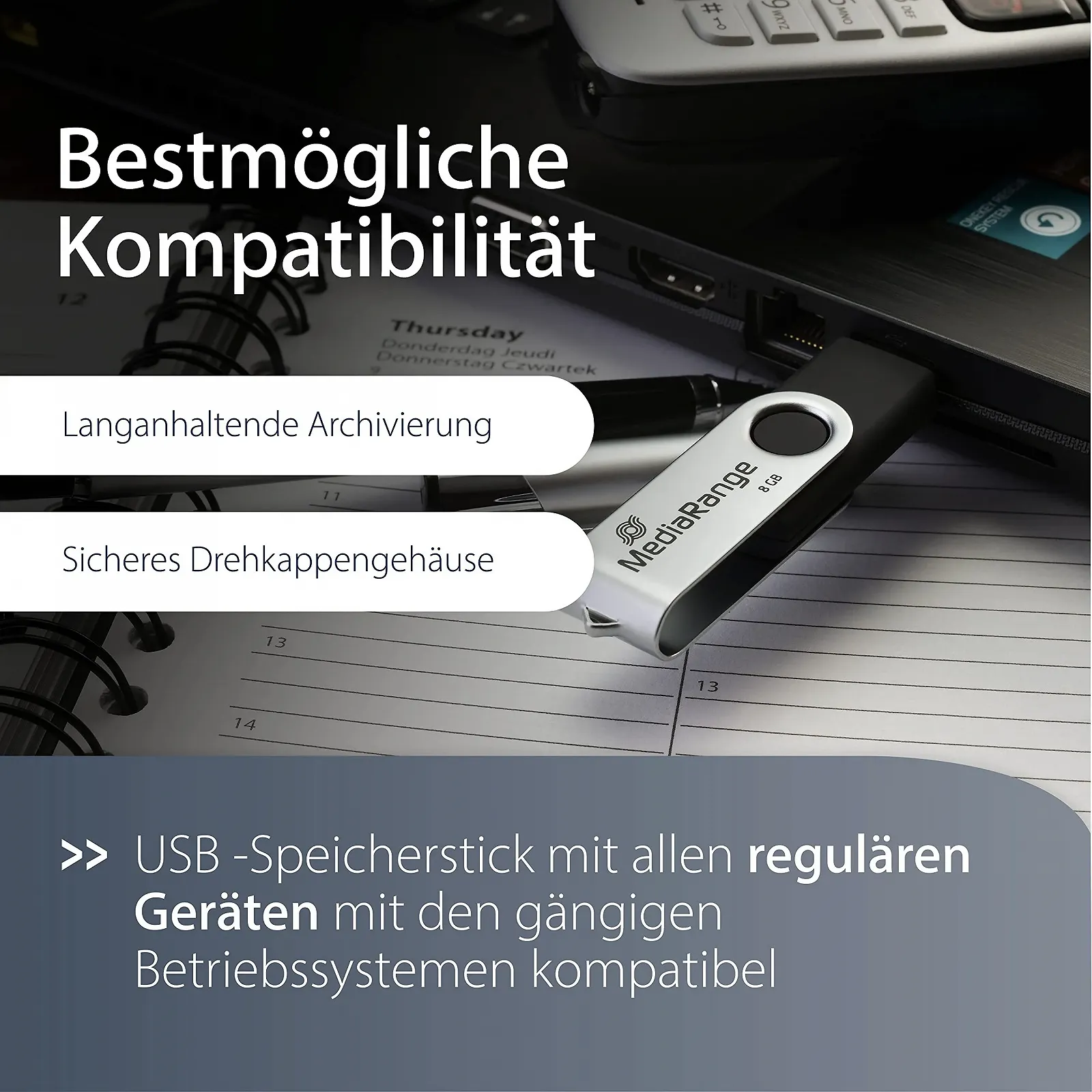 USB-накопичувач Media Range MR 911 32GB, фото №4