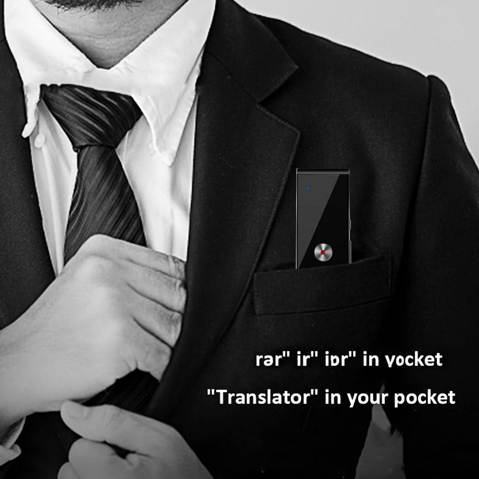 Пристрій для голосового перекладу Bluetooth, Портативний миттєвий двосторонній, фото №6