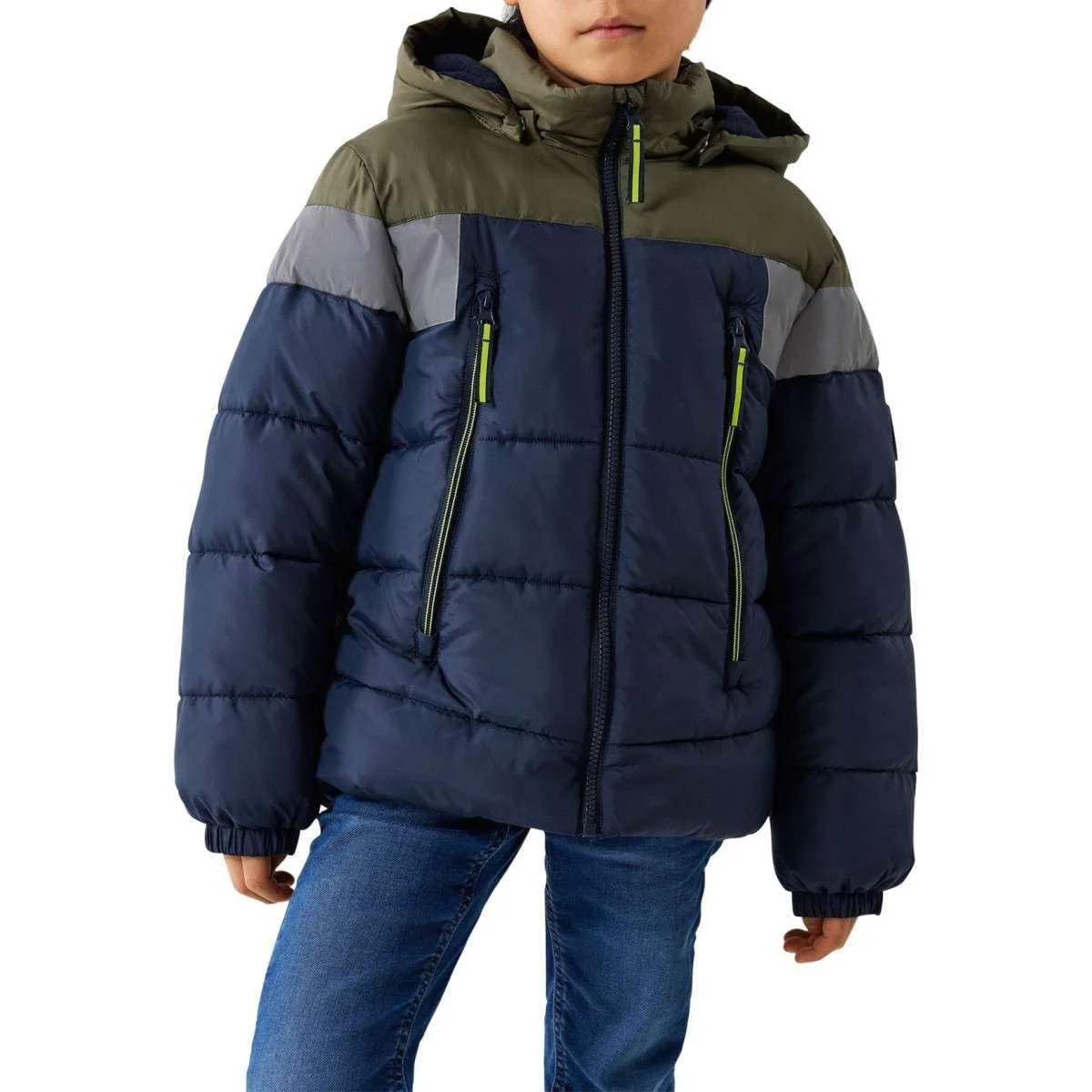 Куртка NAME IT Nkmmontel Puffer Jacket Refl. Block Noos, фото №5