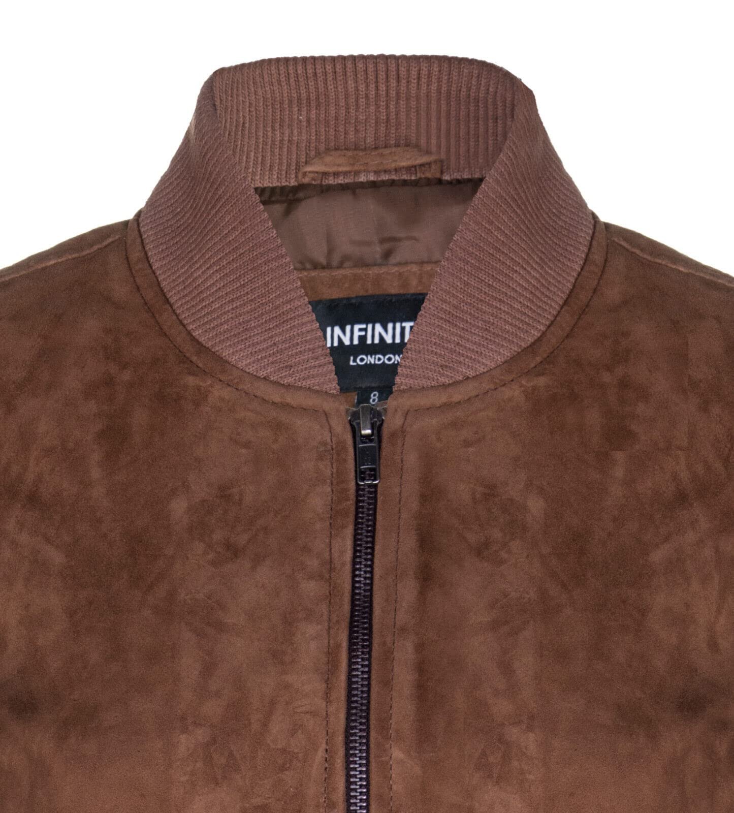 Бомбер Infinity Leather MA-1 Varsity Женская Куртка из Натуральной Замши Козы, фото №4