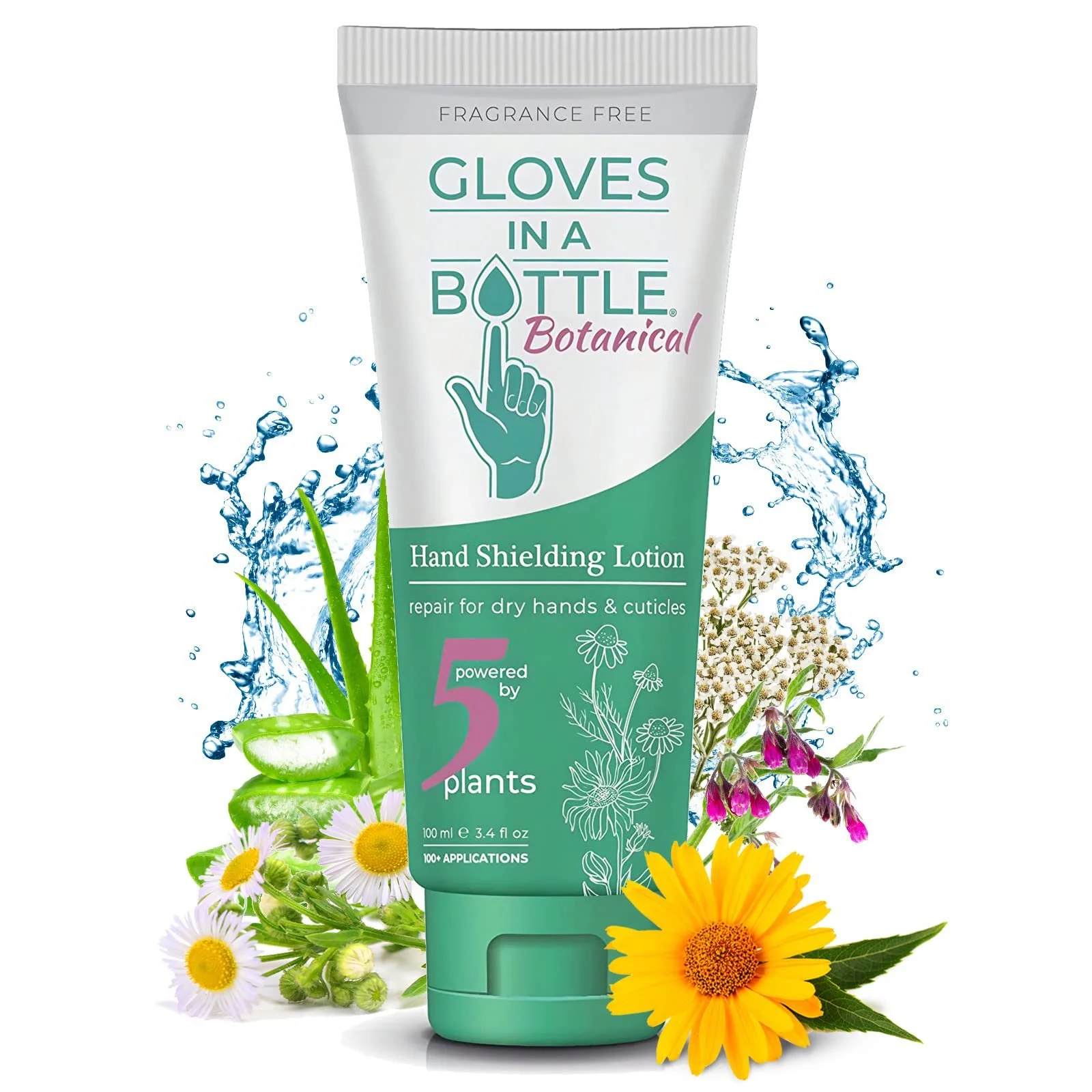 Лосьон для защиты рук Gloves In A Bottle для сухой кожи, дорожный размер, Ботанический, фото №1