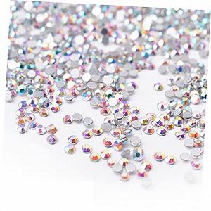 Стразы для ногтей Healvian, 2 упаковки, 12 отделений, разноцветные synthetic.ua - Фото 1