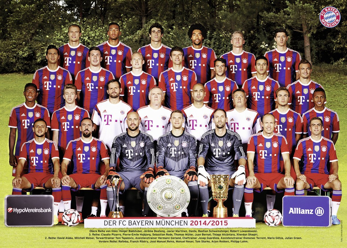 Пазл Ravensburger 13095-FC Bayern München Season 15 300 деталей, фото №1