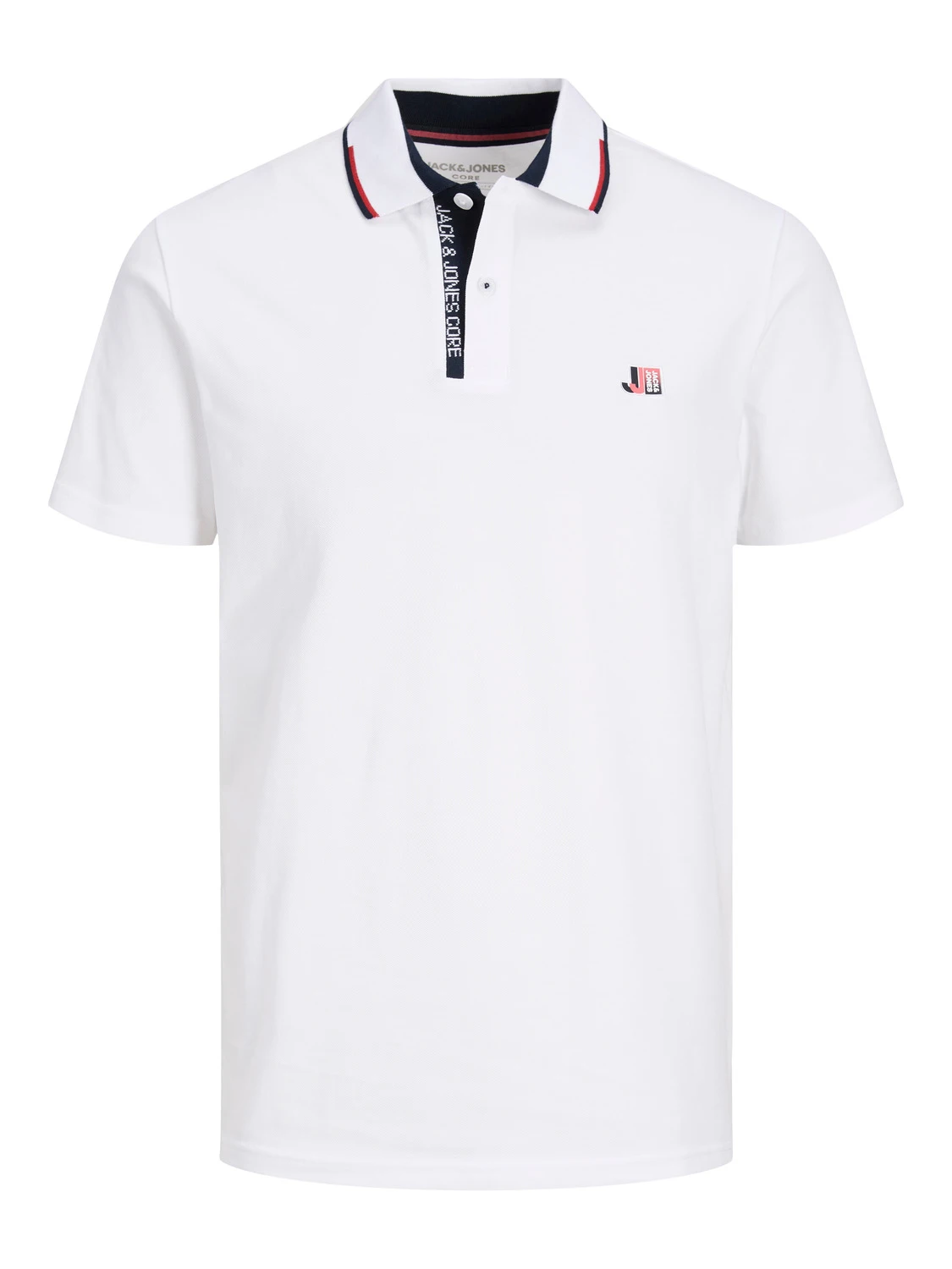 Рубашка-поло Jack&Jones JCOLOGAN POLO SS SS23 SN 12229382 Белый S, фото №5