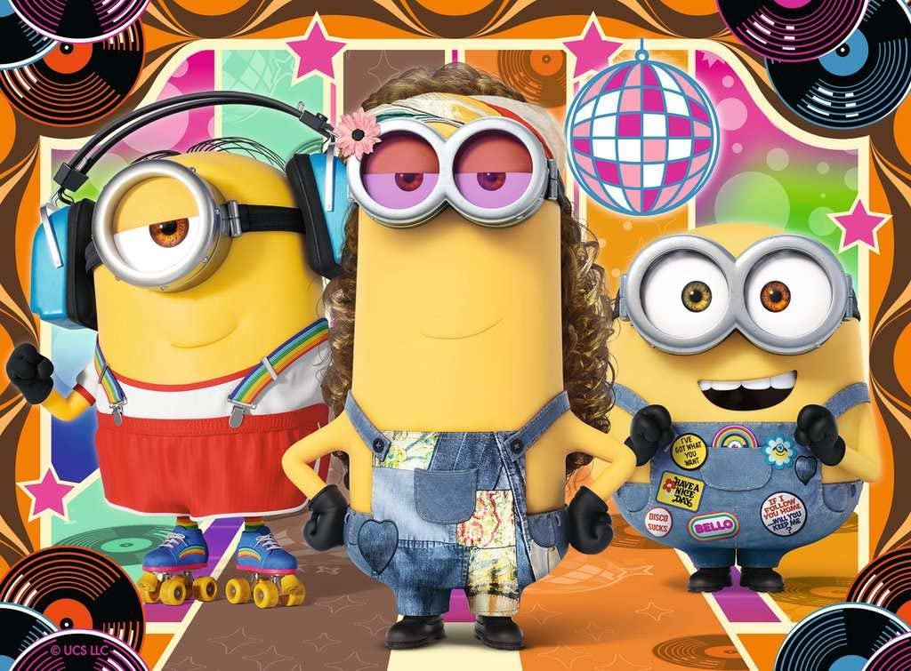 Пазл Ravensburger Minions 2 The Rise of Gru 12, 16, 20, 24 елементи в коробці 10,2 см (4 дюйми), фото №5