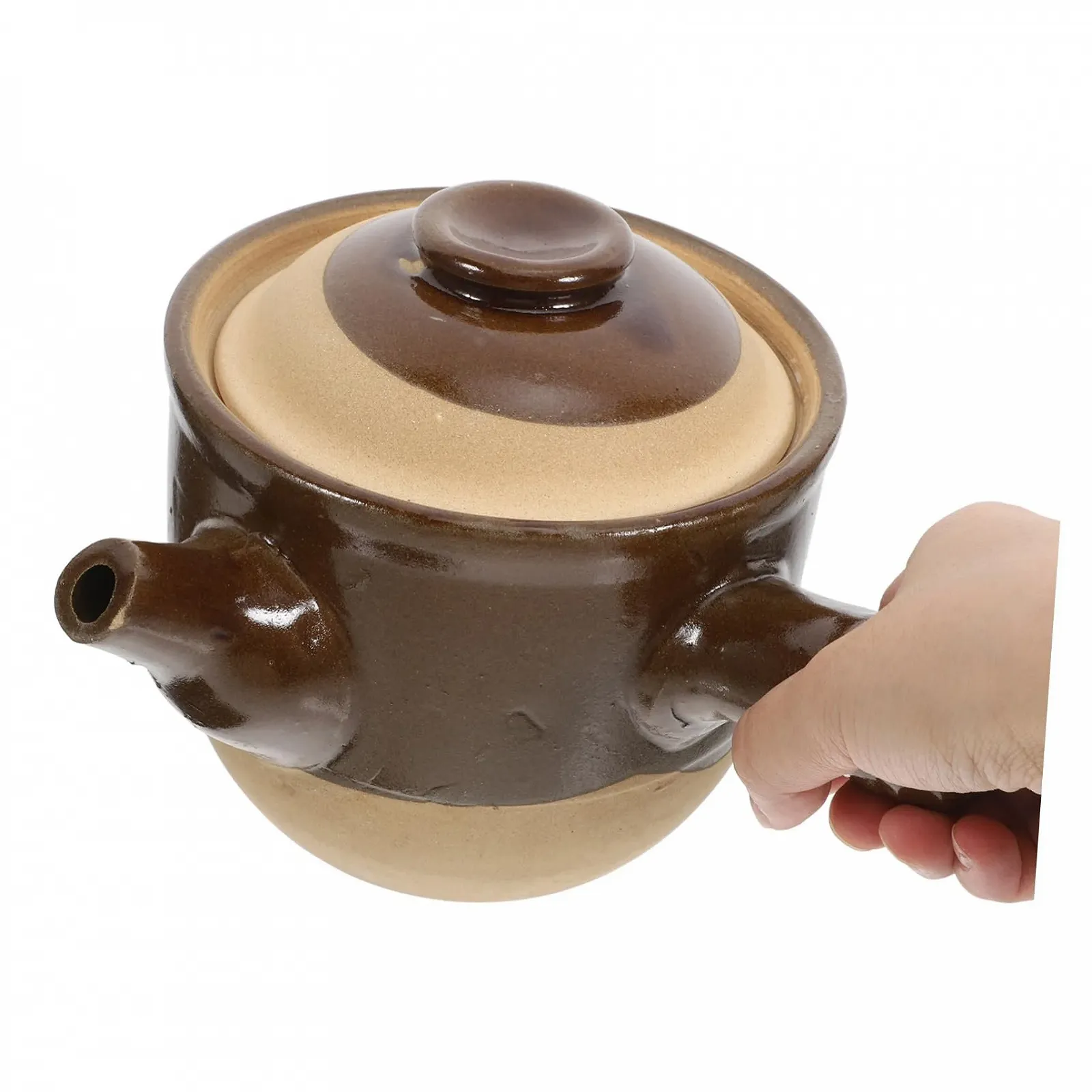Кастрюля керамическая для заваривания лечебных трав традиционная китайская для газовых и электрических плит мультифункциональная, фото №3
