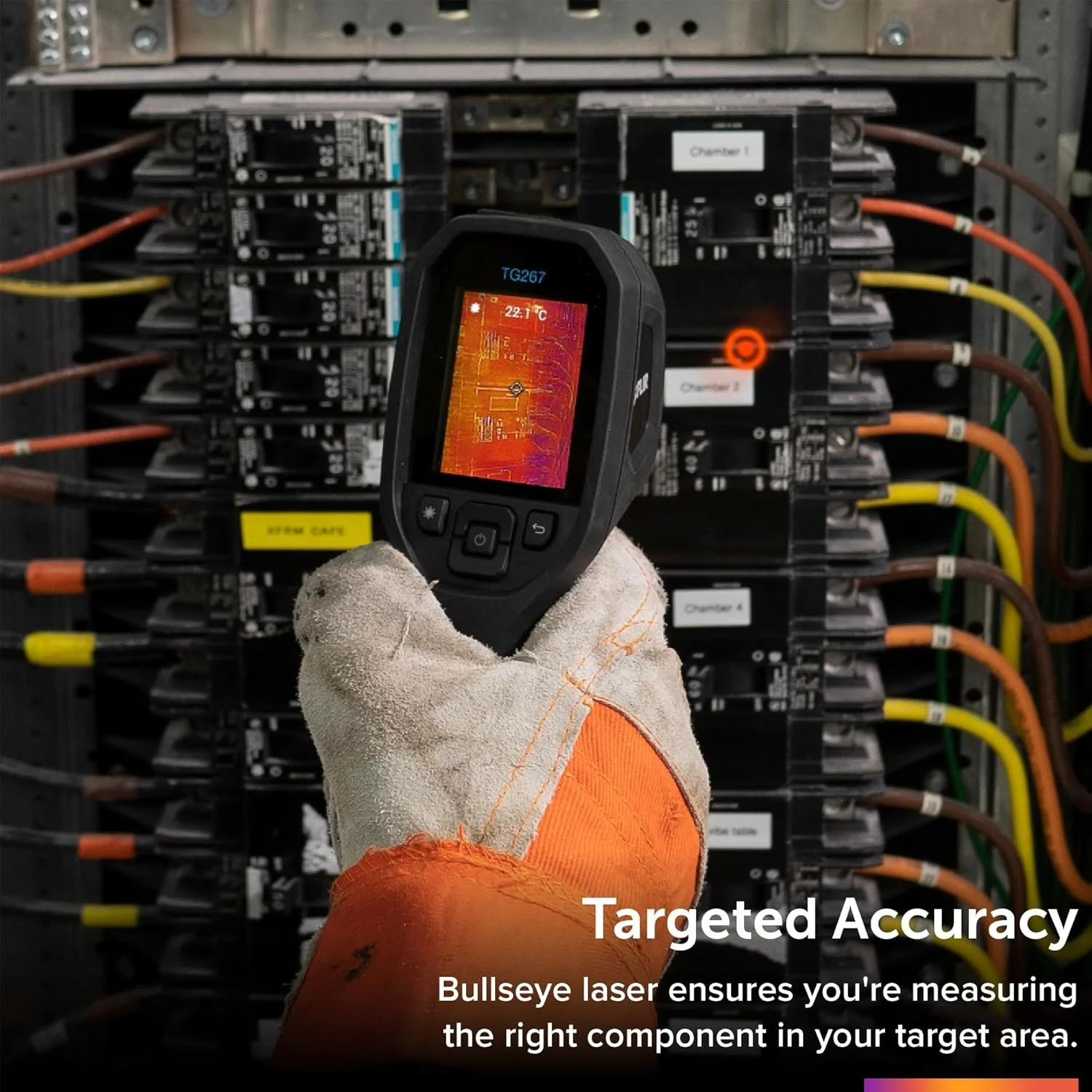 Тепловізійна камера FLIR TG267 160 x 120 70mk 8.7Hz Чорний, фото №5