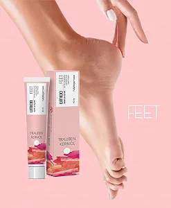 Маска для ніг UMIDO з ароматом персика та олією виноградних кісточок, 72 шт х 45 мл - Фото 1