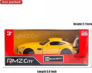Іграшкова Модель Mercedes-Benz AMG GTS RMZ City 1:36 Жовтий - Фото 1