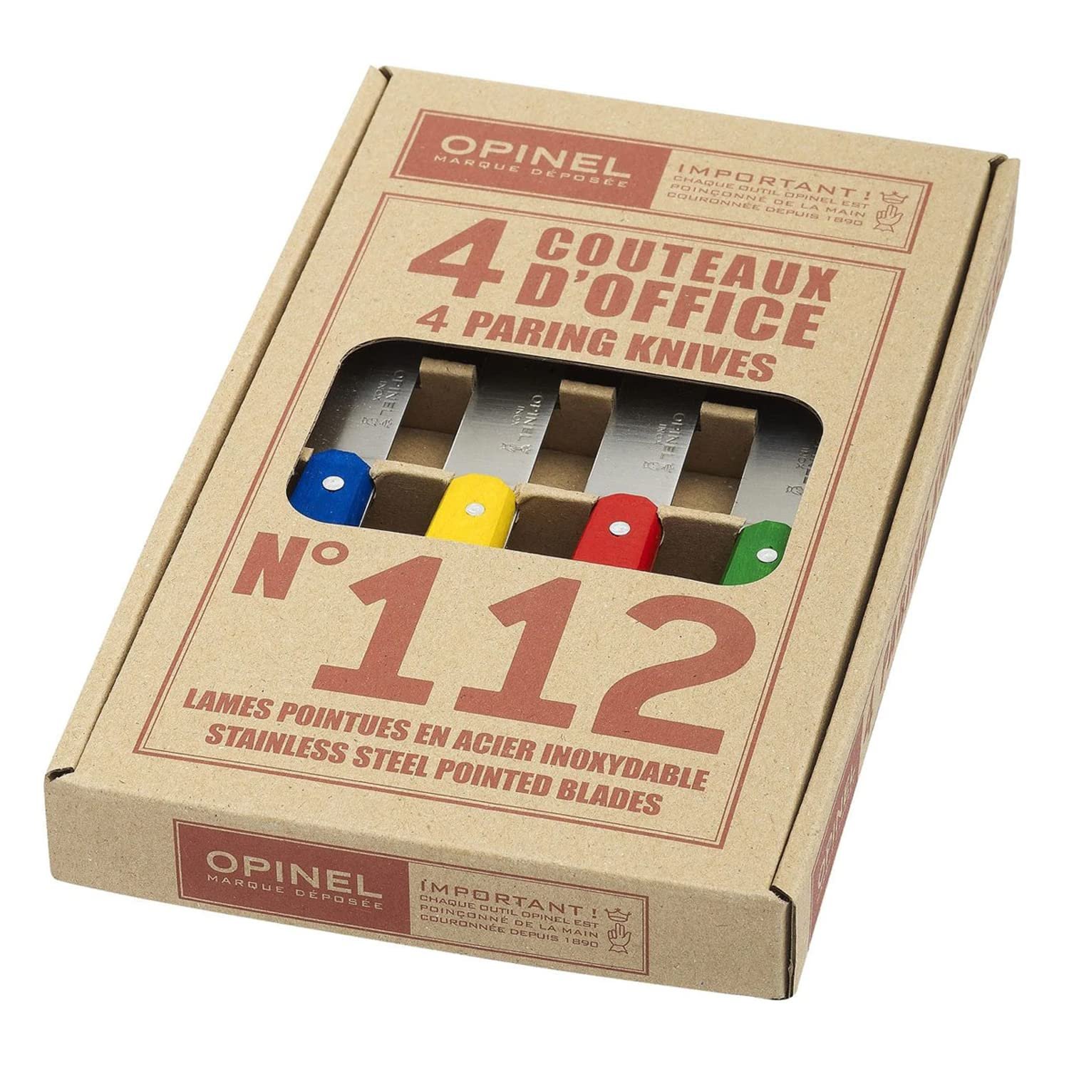 Нож для очистки овощей OPINEL, 4 шт., фото №2