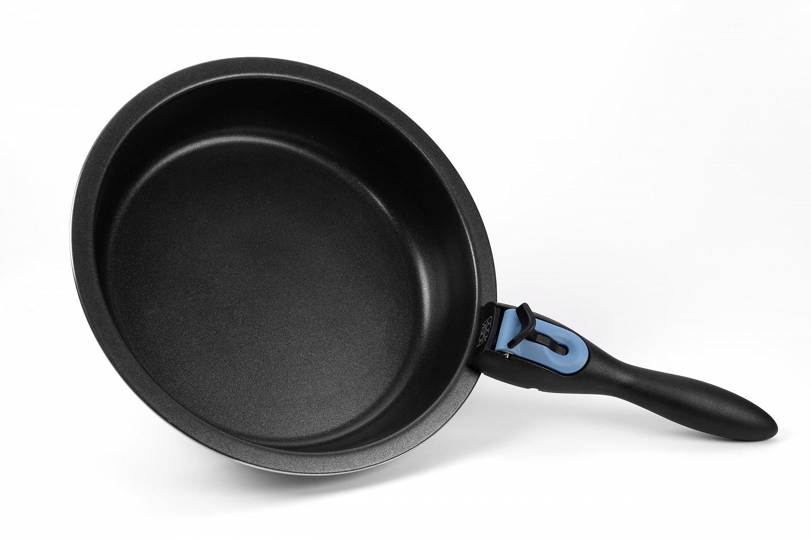 Набір cookvision Starter 10 предметів Синій 2x Нержавіючі Каструлі та 1x Сковорідка для всіх типів плит 1x Скляна кришка 1x Ручка Компактні Інноваційні Аксесуари, фото №6
