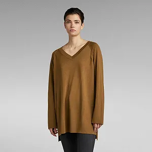 Купити Жіночий светр G-Star RAW Oversized V-Neck Knitted Sweater - S - Фото 1 Жіночий светр G-Star RAW Oversized V-Neck Knitted Sweater - S - Фото 1