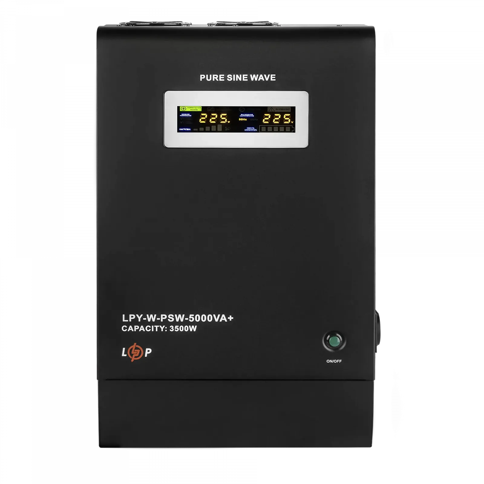 ДБЖ з правильною синусоїдою 48V LPY-W-PSW-5000VA+(3500Вт)10A/20A, фото №1