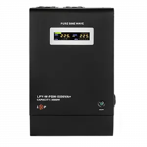 ДБЖ з правильною синусоїдою 48V LPY-W-PSW-5000VA+(3500Вт)10A/20A - Фото 1