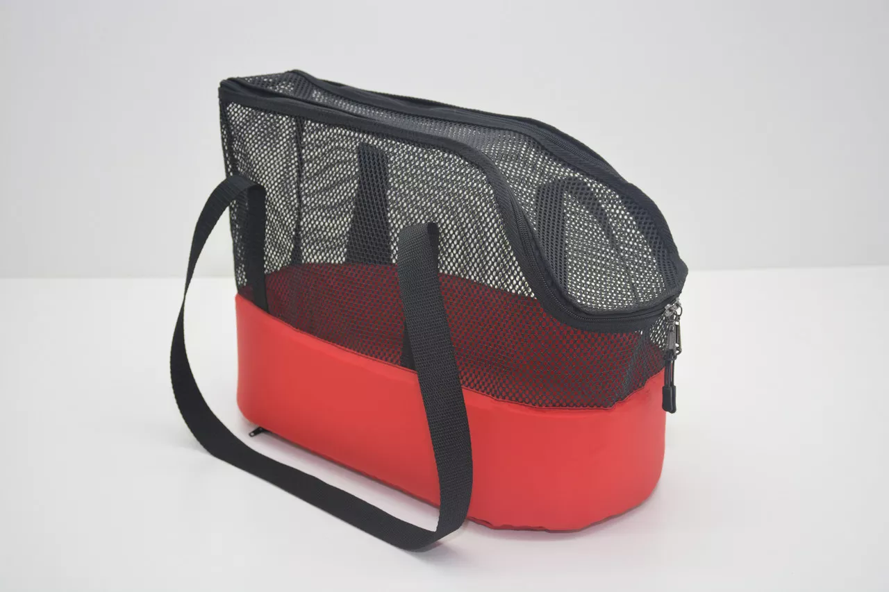 Сумка переноска для животных Лето красная  (М599), фото №1