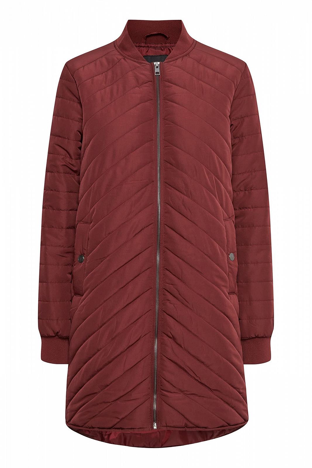 Куртка стеганая OXMO OXMadalyn Женская, Переходная Куртка, На подкладке со Стойкой-Воротником, фото №1