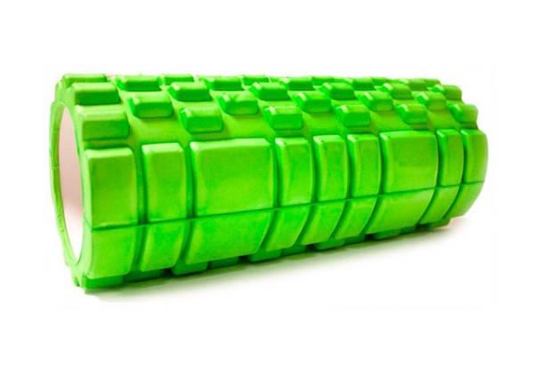 Ролик массажный для йоги фитнеса спины и ног OSPORT (30*9 см Зеленый, фото №1 Ролик массажный для йоги фитнеса спины и ног OSPORT (30*9 см Зеленый, фото №1