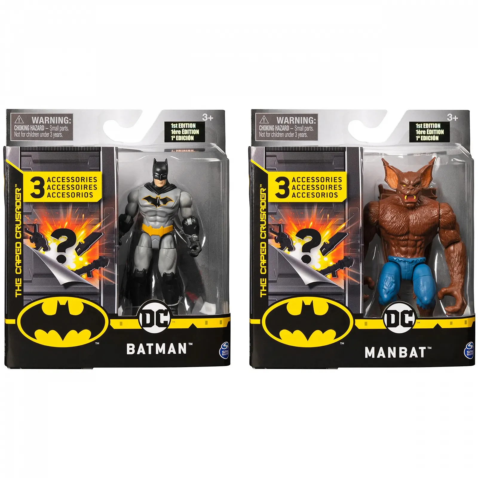 Набор фигурок Batman Batman & Man-Bat 10 см, фото №2