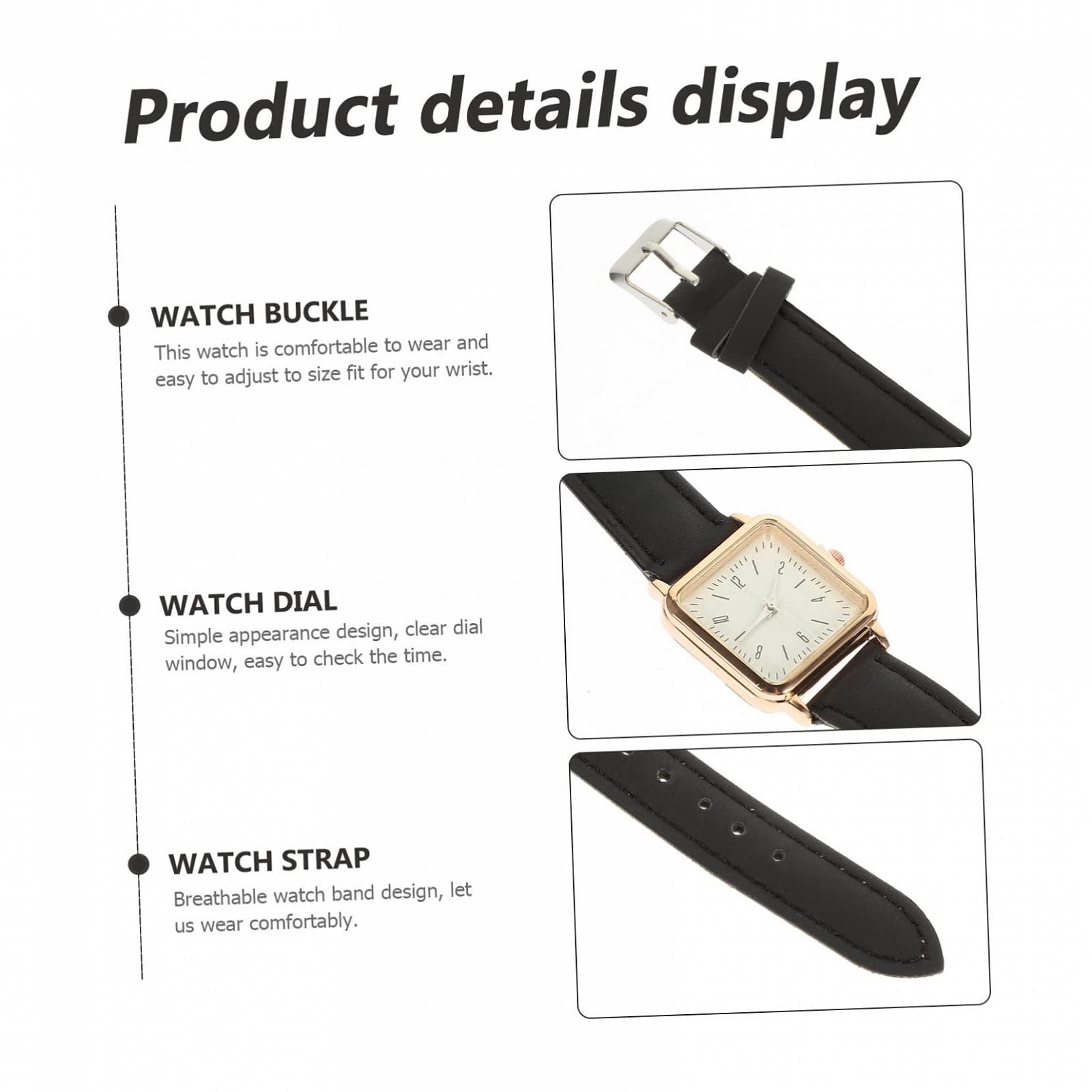 Женские наручные часы OATIPHO Цифровые Модные Белые, фото №4