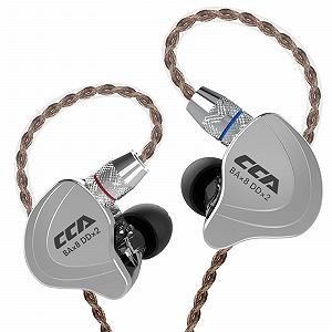 Навушники CCA C10 Hybrid Driver In Ear HiFi Stereo Потужний бас Спортивні Ергономічний дизайн для ігор музики шоу сцени - Фото 1