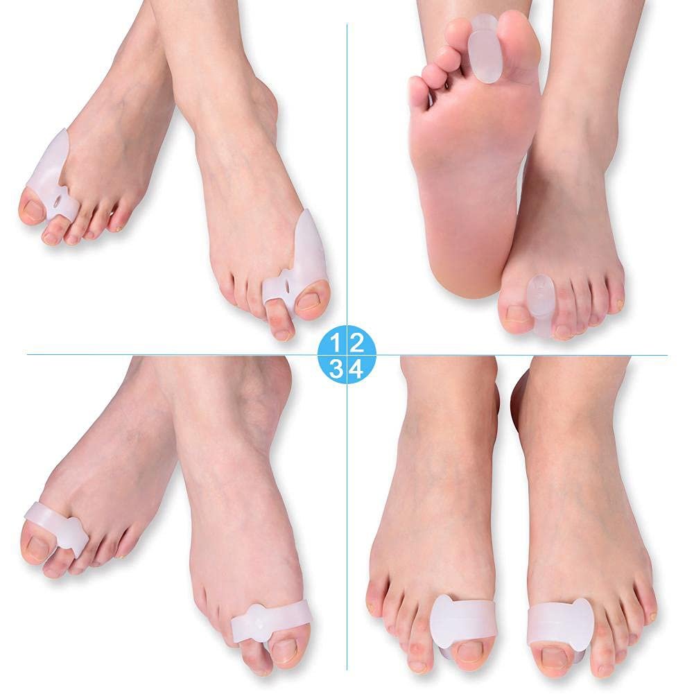Роздільник для пальців ніг Srliya Гелевий 8 шт., Коректор для бурситу, фото №5 Роздільник для пальців ніг Srliya Гелевий 8 шт., Коректор для бурситу, фото №5