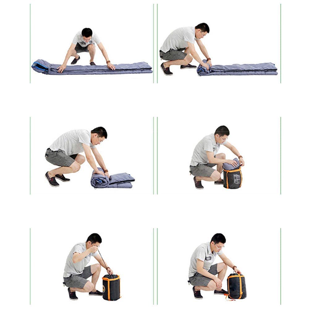 Спальний мішок MYVVKIA легкий компактний для кемпінгу та рюкзачних подорожей, фото №7