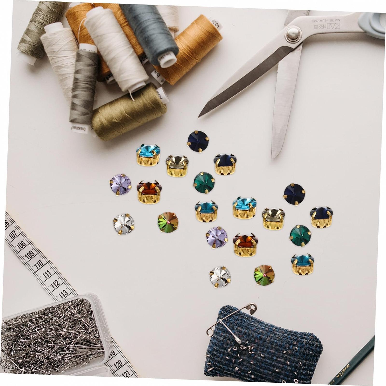 Стрази Круглі Healeved 80шт Мікс Кольорів, фото №3