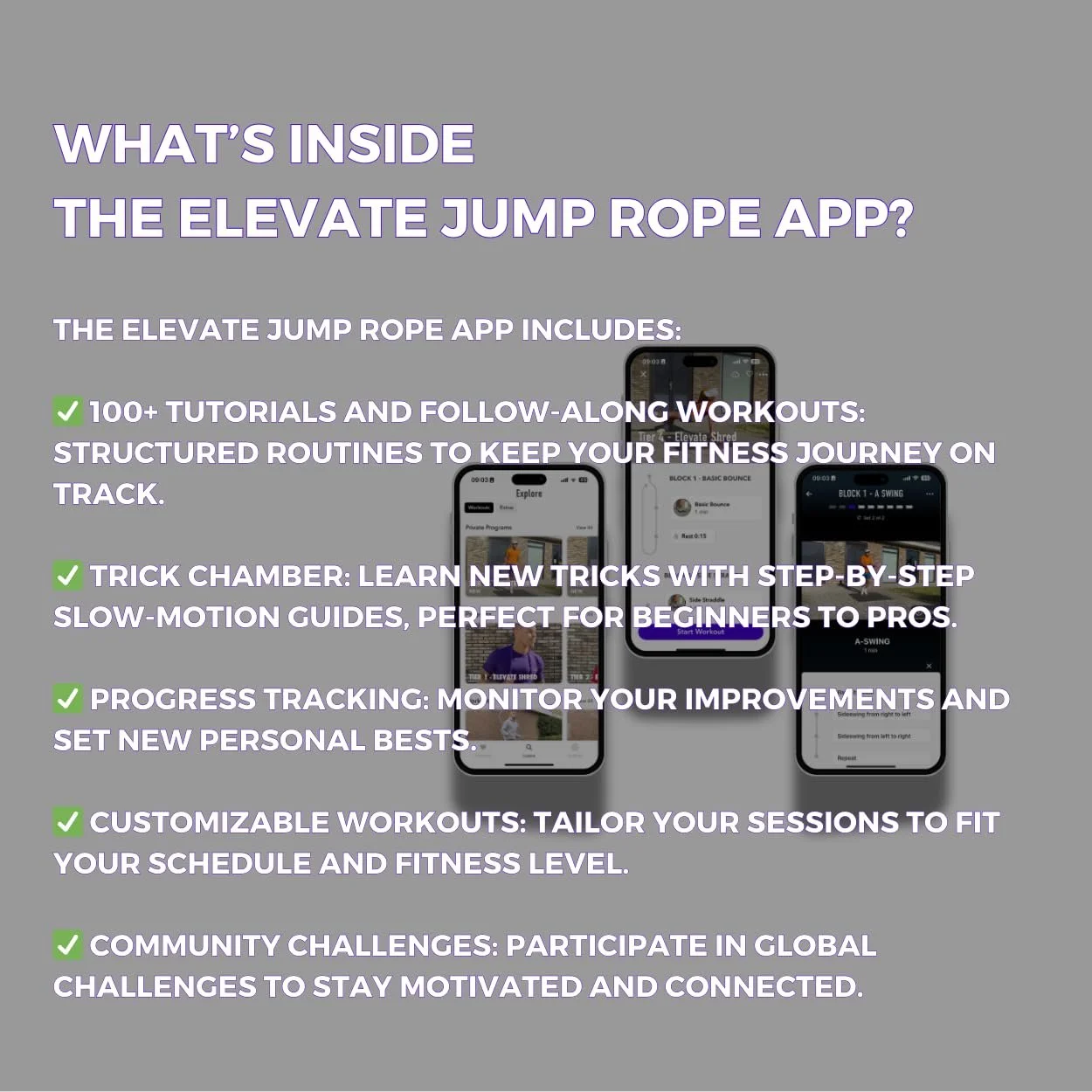 Скакалка бісерна Elevate Rope Регульована 3 м Без заплутування, фото №8 Скакалка бісерна Elevate Rope Регульована 3 м Без заплутування, фото №8