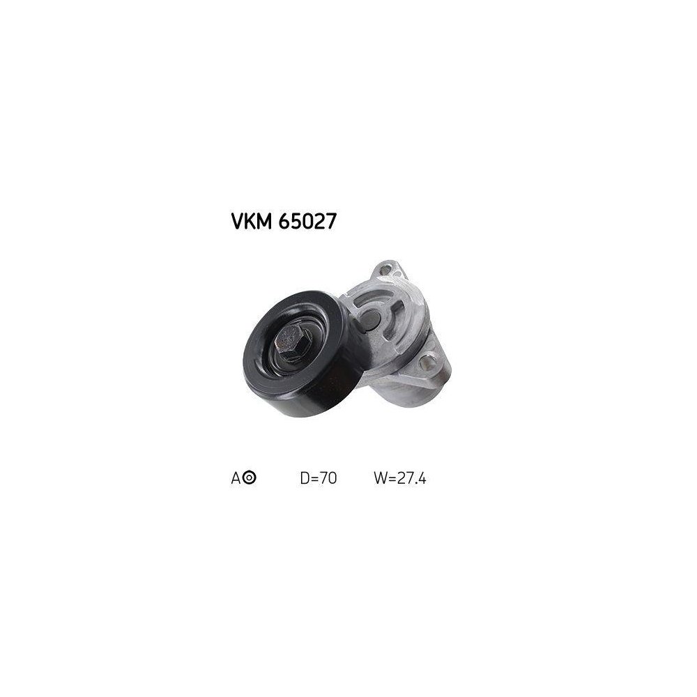 Натяжитель поликлинового ремня SKF VKM 65027 для HYUNDAI KIA, средний, фото №1