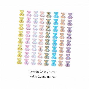 Украшения для ногтей Медведь (64 шт.) synthetic.ua - Фото 1